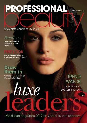 2012 Back Issues Professional Beauty Magazine