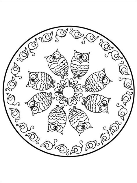 mandala owl coloring page coloring pages owl coloring pages mandala coloring pages