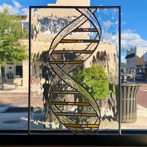 Stained Glass Dna Helix Etsy