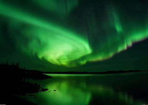 Aurora Borealis Northern Lights Canada Wallpaper Desktop Hd