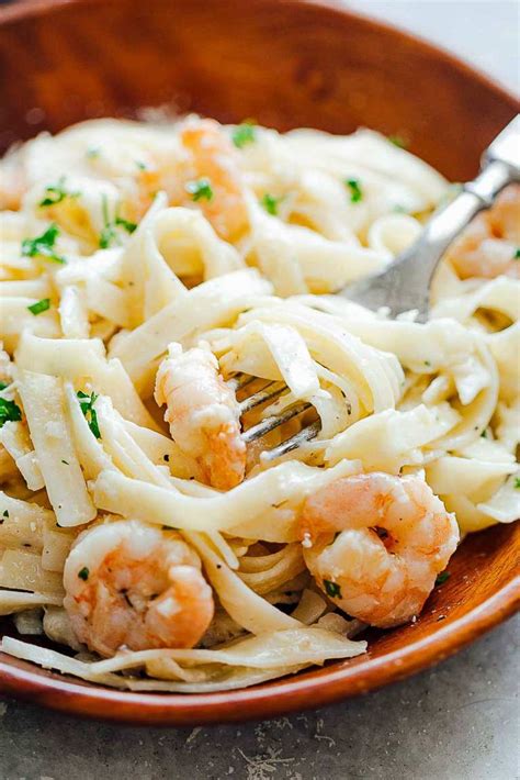 creamy butter garlic shrimp pasta playful cooking
