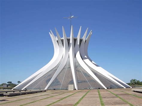 Inside the darcy ribeiro memorial, by filgueira. Catedral Metropolitana Nossa Senhora Aparecida is a Roman ...