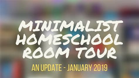 Minimalist room minimalist home decor minimalist homeschool bookshelf organization classroom organization classroom. Minimalist Homeschool Room Tour | An Update - January 2019 ...