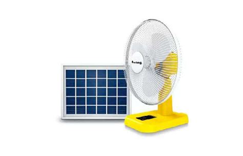 Sun King Table Solar Fan Set 20 W Saur Energy International