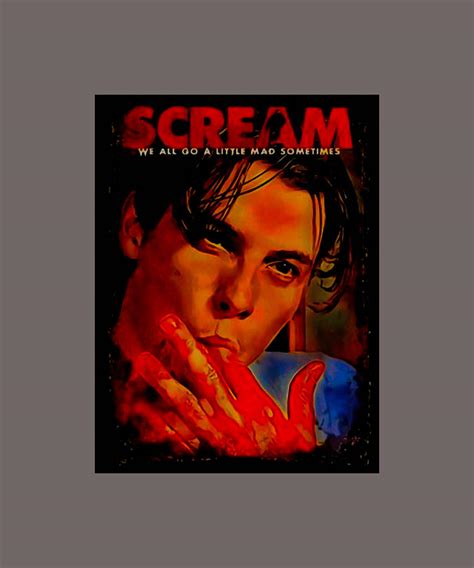 Scream Horror Movie Billy Loomis Tapestry Textile By Wilkinson Fred