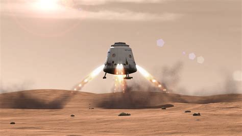 Wallpaper SpaceX, ship, red dragon, mars, Space #12074