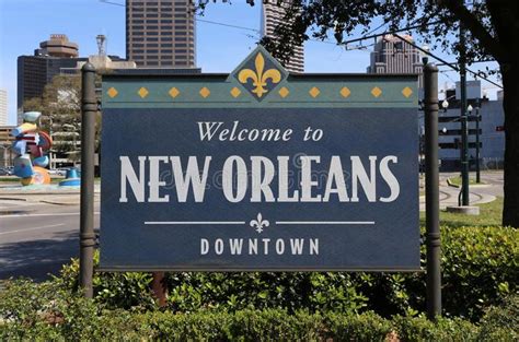 Welcome To New Orleans New Orleans La Usa March 28 2015 A