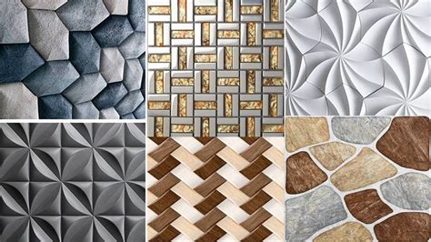 Best Wall Tile Design Ideas 👌 Wall Texture Wall Design Ideas Youtube