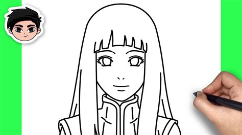 How To Draw Hinata Hyuga Naruto Easy Step By Step Tutorial Youtube