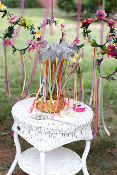 Enchanted Fairy Garden Party Birthday Party Ideas Photo 18 Of 47