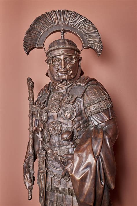 Centurion Roman Warrior Bronze Statue Art Objects Rome Etsy