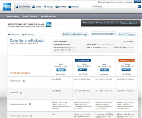 Check spelling or type a new query. Review of American Express Travel Insurance