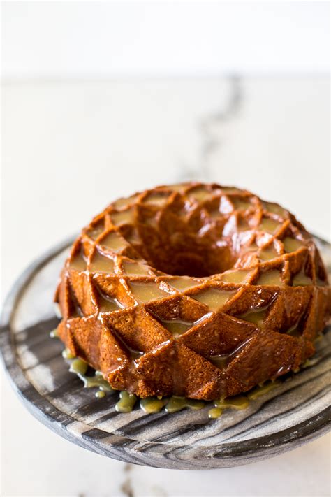 Brown Sugar Bundt Cake With Caramel Glaze The Beach House Kitchen