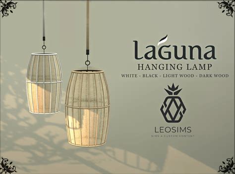 Leo 4 Sims Laguna Hanging Lamp Sims 4 Downloads