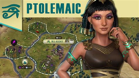 civ 6 egypt cleopatra ptolemaic rulers of sahara gameplay on deity youtube