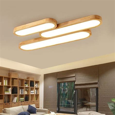 Moderne Einfache 5cm Ultra dünne LED Decke Lichter EICHE ...