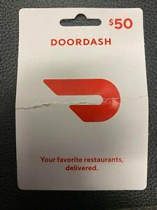Free doordash gift card pin. DOORDASH DOOR DASH GIFT CARD $50 PHYSICAL CARD CAN BE ...