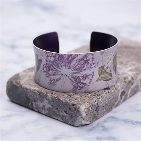 Bridal Bouquet Botanical Cuff Bracelet And Jewellery Gift Gillian Arnold