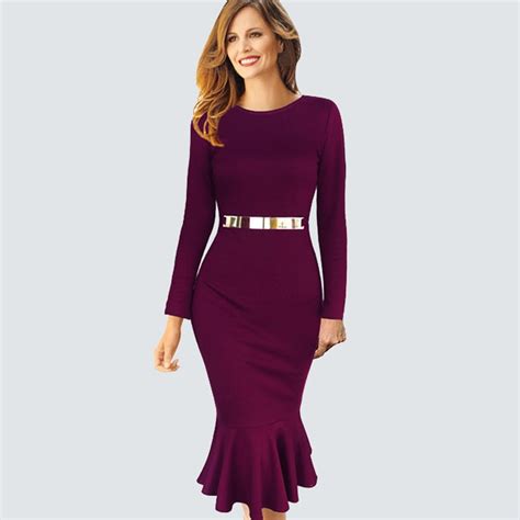 Autumn Winter Party Bodycon Dress Long Sleeve Decoration Sequined Women