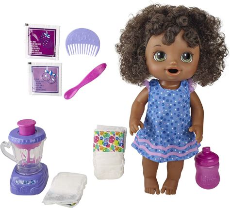 Baby Alive Magical Mixer Baby Doll Berry Shake With Blender Accessories