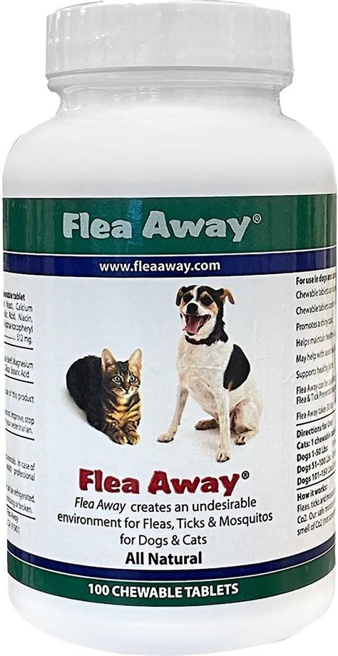 Flea Away Natural Flea Tick And Mosquito Repellent For Dogs And Cats 100