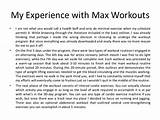Photos of What Is Max Workouts