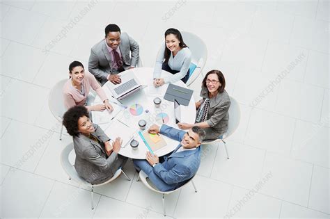 Business People Meeting At Round Table Stock Image F0238851