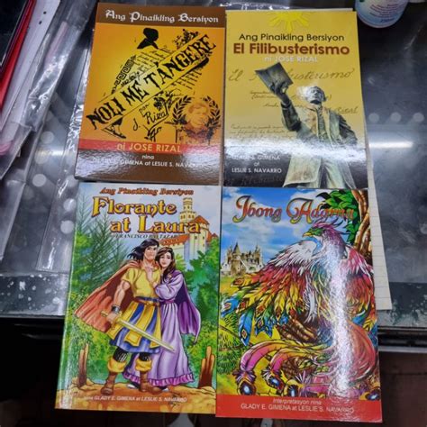 El Fili Noli Me Tangere Ibong Adarna Florante At Laura Sold Per Book Shopee Philippines