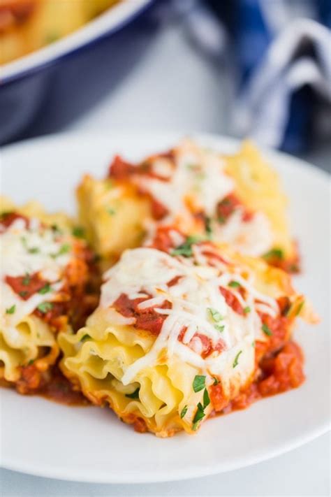 Easy Lasagna Roll Ups Food With Feeling