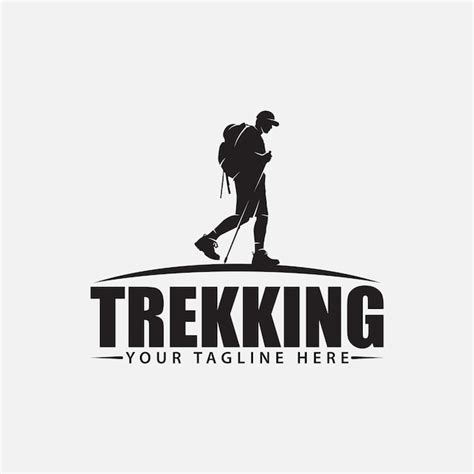 Premium Vector Trekking Logo