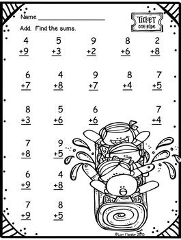 Addition Printables- Sums to 20 by Lori Flaglor | TpT