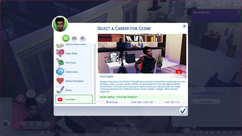 Mod The Sims Updated Get Famous 121618 Youtuber Career