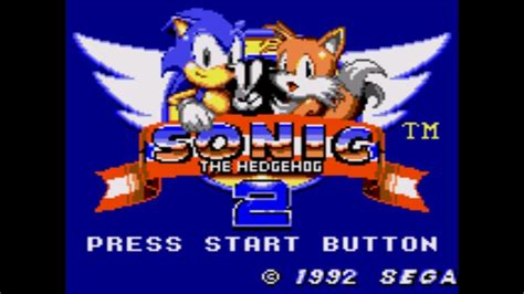 Sonic The Hedgehog 2 Game Gear Youtube