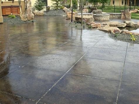 The acid washing of concrete is a requirement after the concrete has cured sufficiently, in order to remove surface efflorescence and to open the pores floors that are acid washed before sealing will have greater colour enhancement and will appear darker than floors that have not been acid washed. Pin on terri bath
