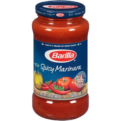Barilla Pasta Sauce Spicy Marinara 24 Oz Grocery