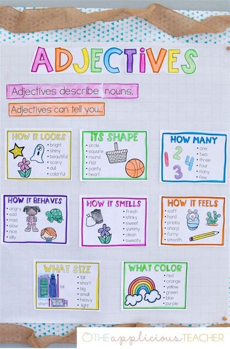 Adjective Activities Descriptive Comparative And Superlative