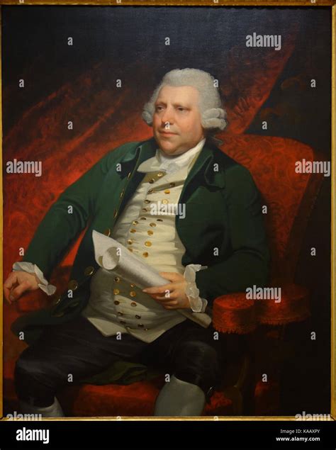 Sir Richard Arkwright By Mather Brown Oil On Canvas New Britain Museum Of American Art