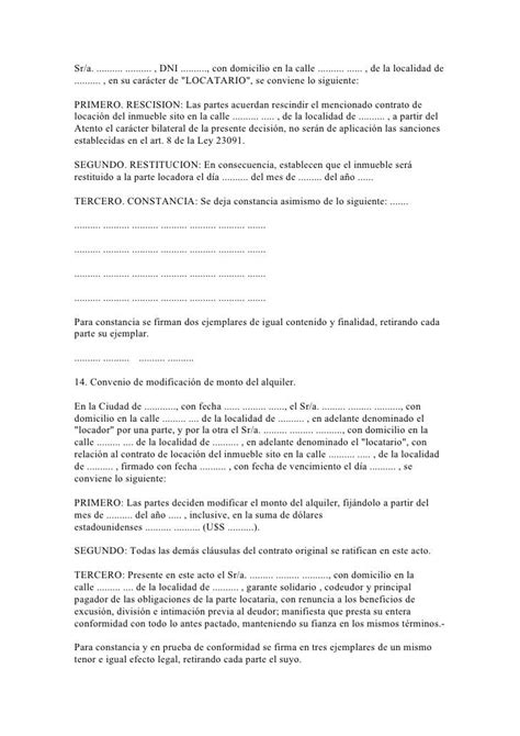 Certificate of registration Modelo de rescisión de contrato de