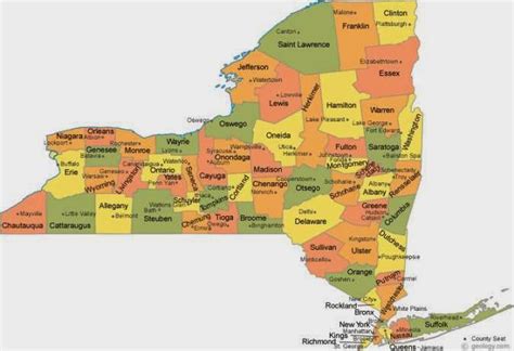 Get it for free here. Map of New York Counties - Free Printable Maps