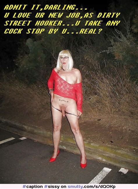 Caption Sissy Crossdresser Highheels Cock Slut Smutty