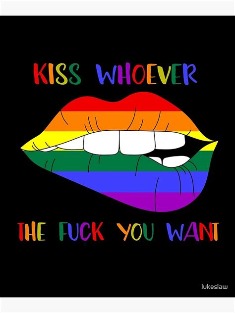Kiss Whoever The Fuck You Want Lgbtq Pride Lesbian Gay Pride Shirt Lgbtq Pride Lesbian Bisexual