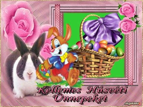Húsvéti Képeslapok 1 Animals Rabbit