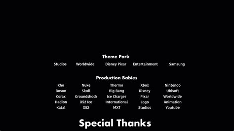 Disney Pixar 7 Credits Youtube