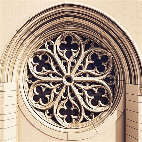 Pin By Mina Moradi On Idea Gothic Architecture Drawing Rose Window
