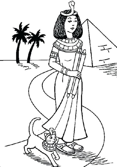 Cleopatra Coloring Page At Free Printable Colorings Pages To Print And Color