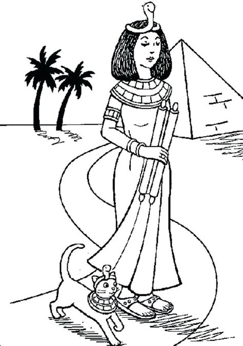 Enjoy your time with cleopatra, ramses 2, tutankhamun and all the other egyptian pharaoh coloring pages for kids. Cleopatra Coloring Page at GetColorings.com | Free ...