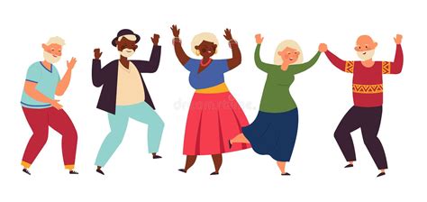 Tea Party Of Elderly Ladies Stock Illustration Illustration Of Mature
