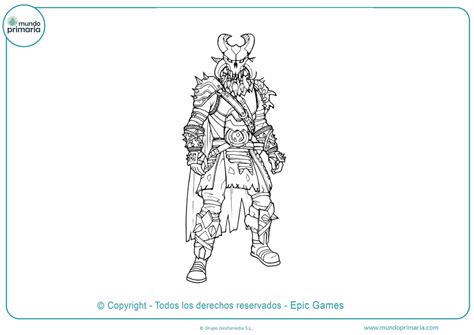 Dibujos de fortnite para Colorear - Mundo Primaria