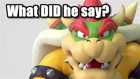 What Did Bowser Say At The Nintendo E Direct YouTube