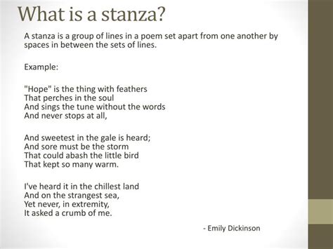 A term that in the 18th and 19th centuries. PPT - Rhyme Scheme and Stanzas PowerPoint Presentation ...